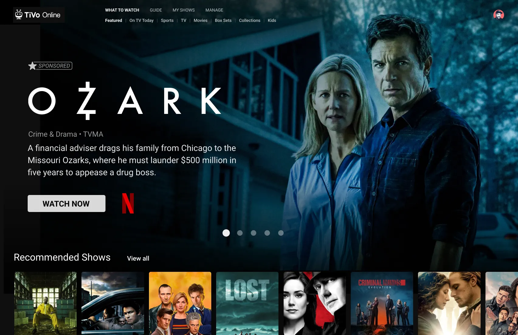 Driver-side dashboard interface variant